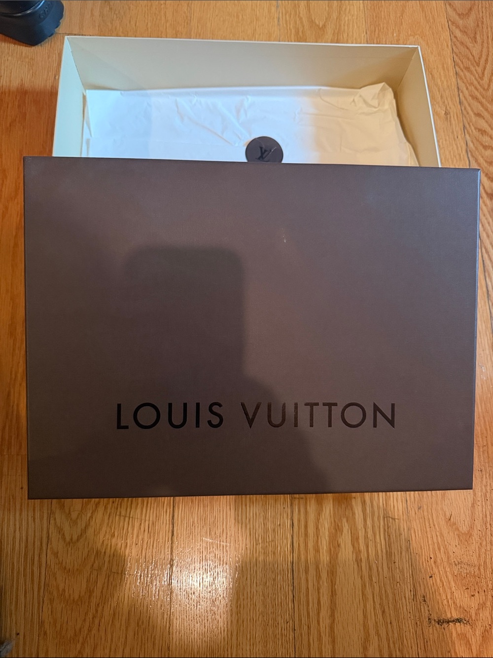 Louis Vuitton Brown and Cream Accessory Presentation Box
